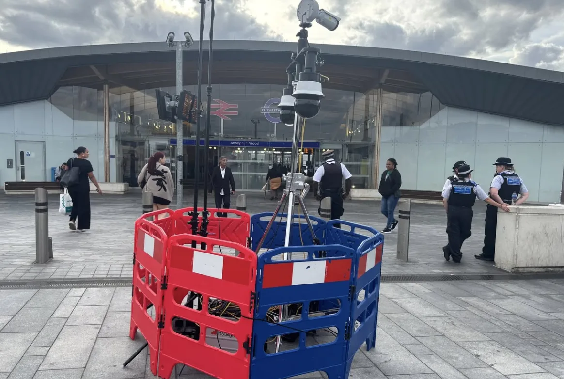 Live facial recognition cameras deployed at Abbey Wood station for first time