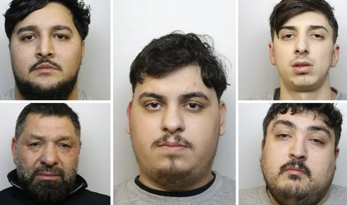Five men jailed for almost 17 years after armed attack outside Bristol Airport