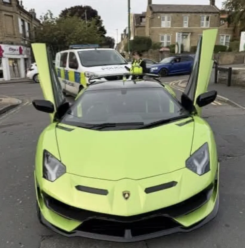 Police seize hired Lamborghini after reports of anti-social driving in Bradford