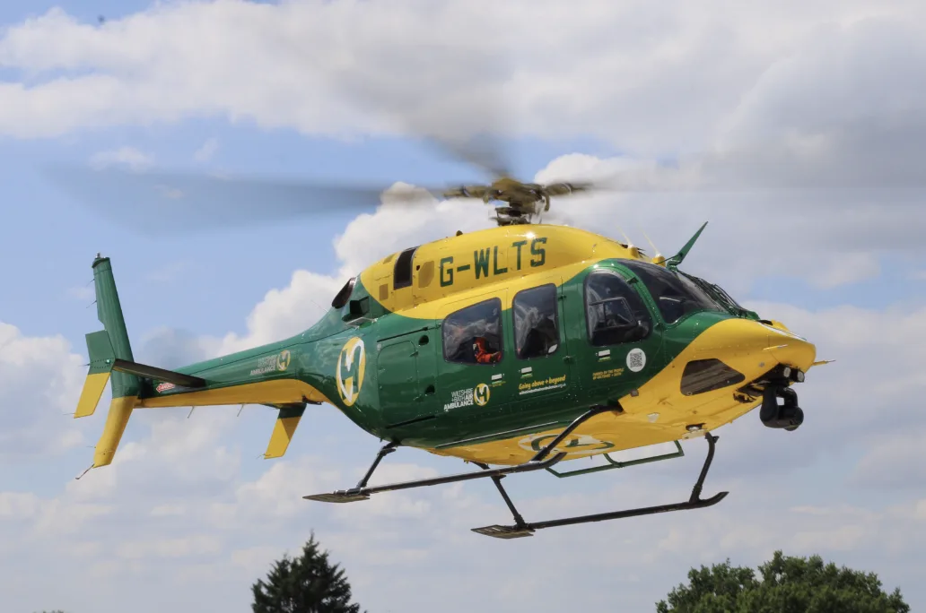 Air ambulance lands after two-car crash closes A4 near Chippenham