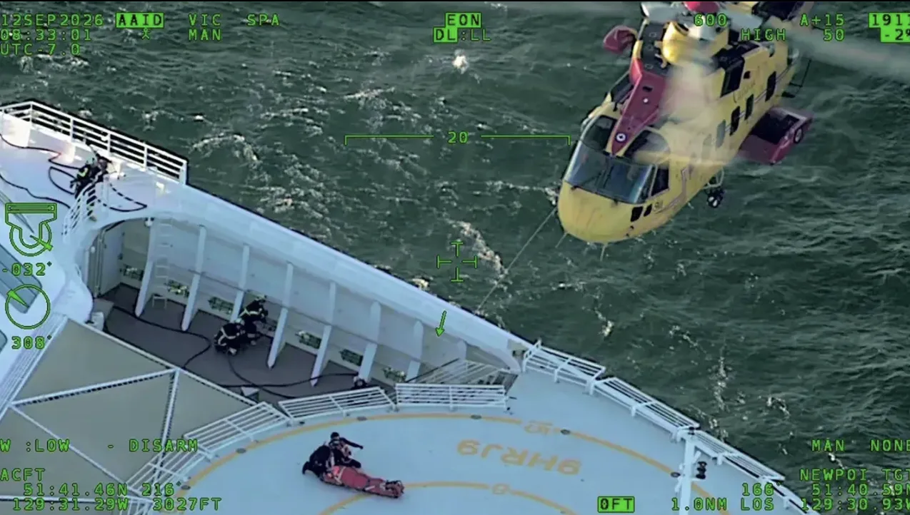 Cruise passenger airlifted from Celebrity Solstice after medical emergency at sea