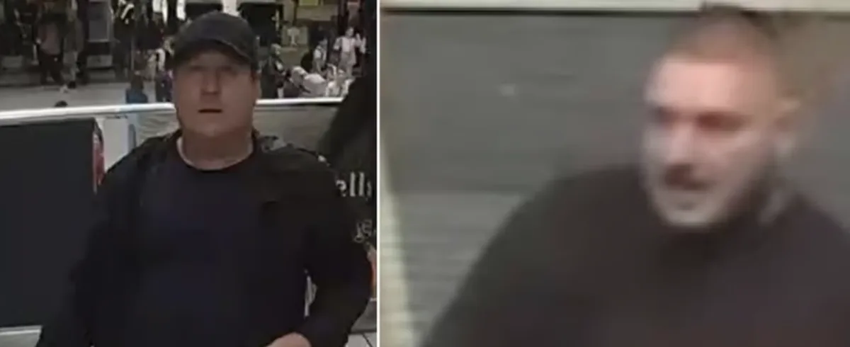 Police hunt two men after victim suffers broken collarbone and loses teeth in Liverpool Street station attack