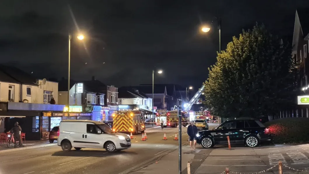 Aerial ladder sent to Southampton fire as crews tackle incident near Foyes Corner