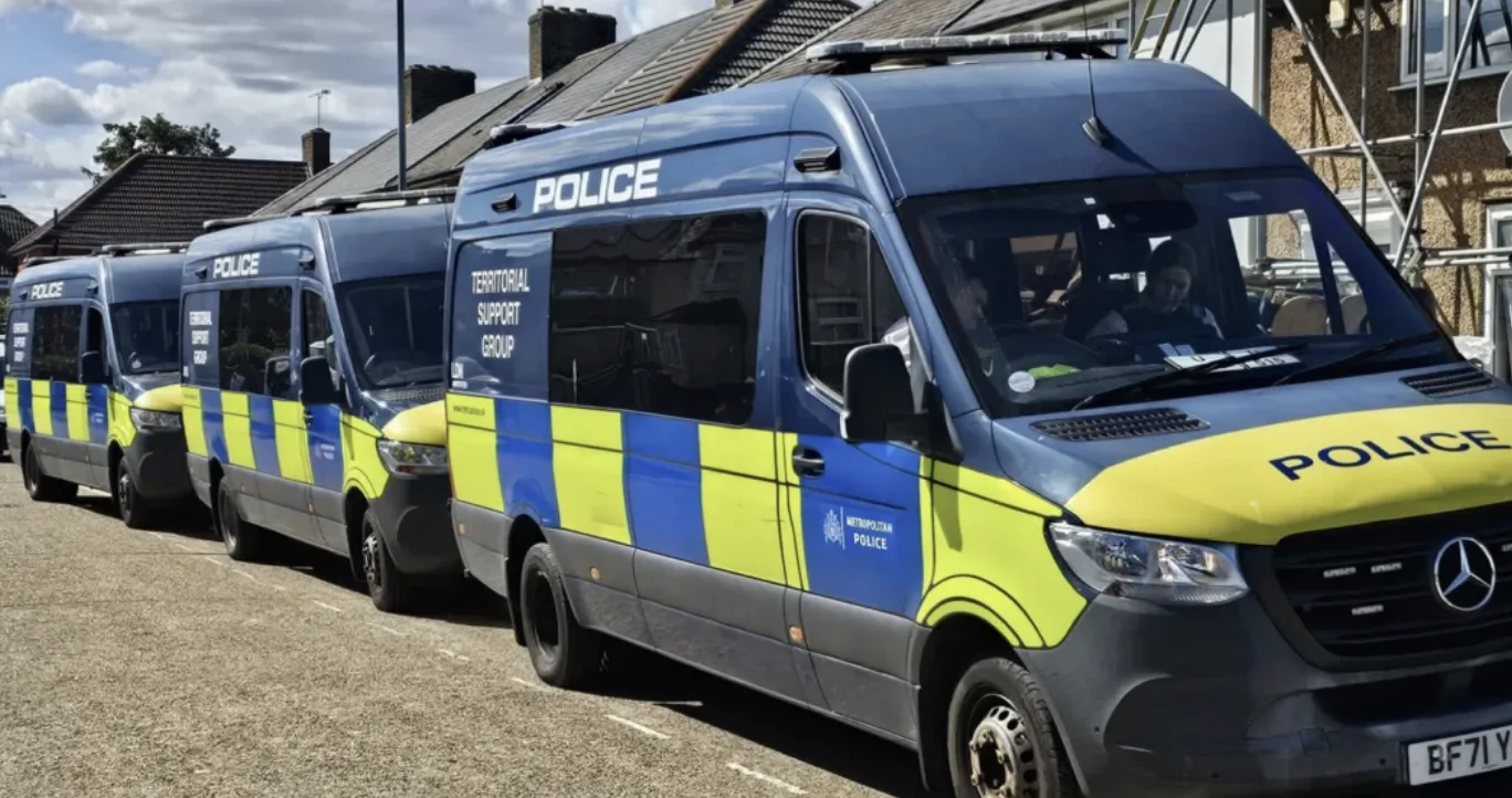 Police officer stabbed as 800 officers launch organised crime raids across London and England