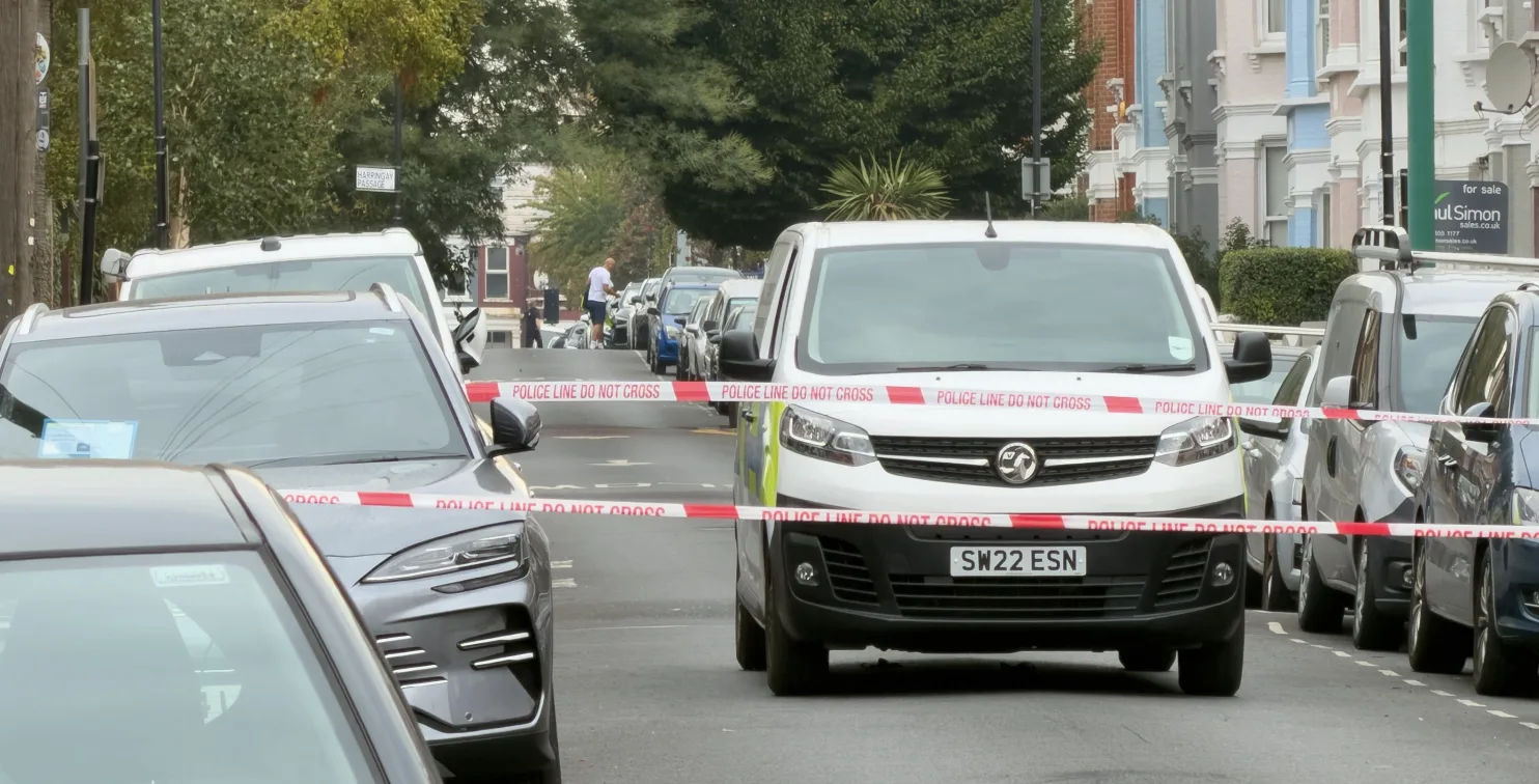 Police cordon off Pemberton Road after reports of gunshots in north London