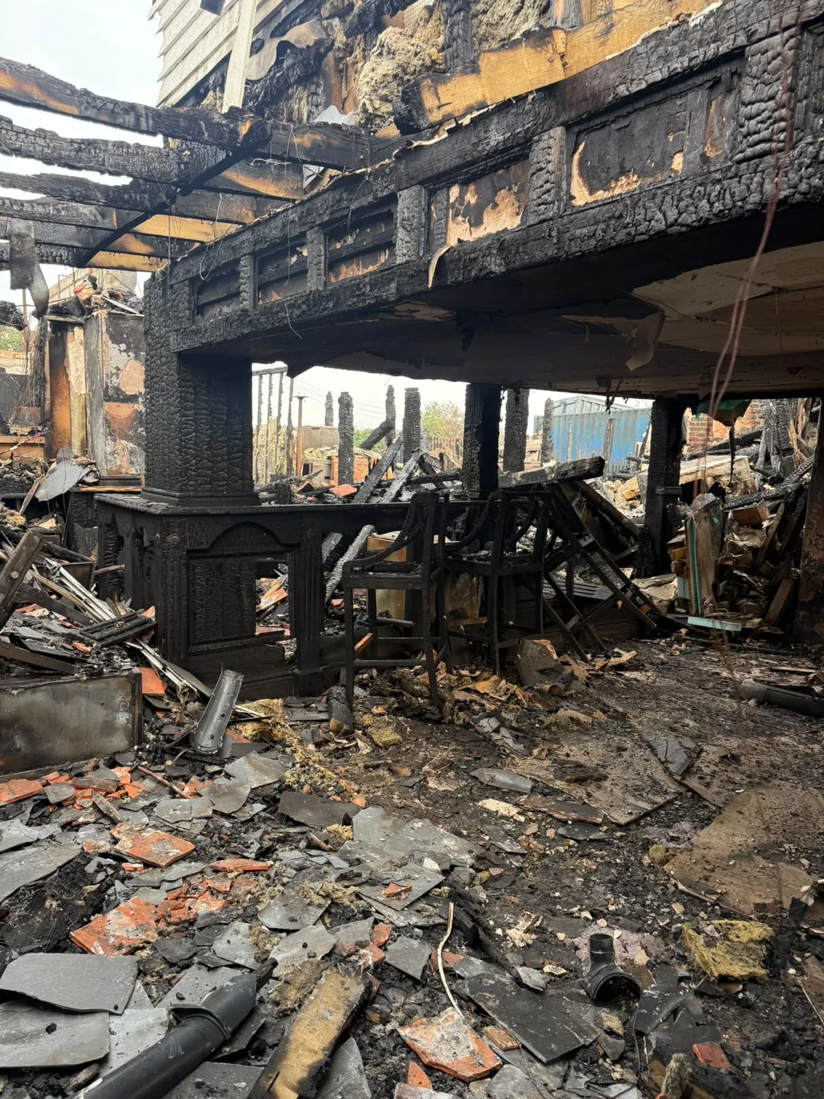 Historic World’s End pub left gutted after major Tilbury fire as man arrested on suspicion of arson
