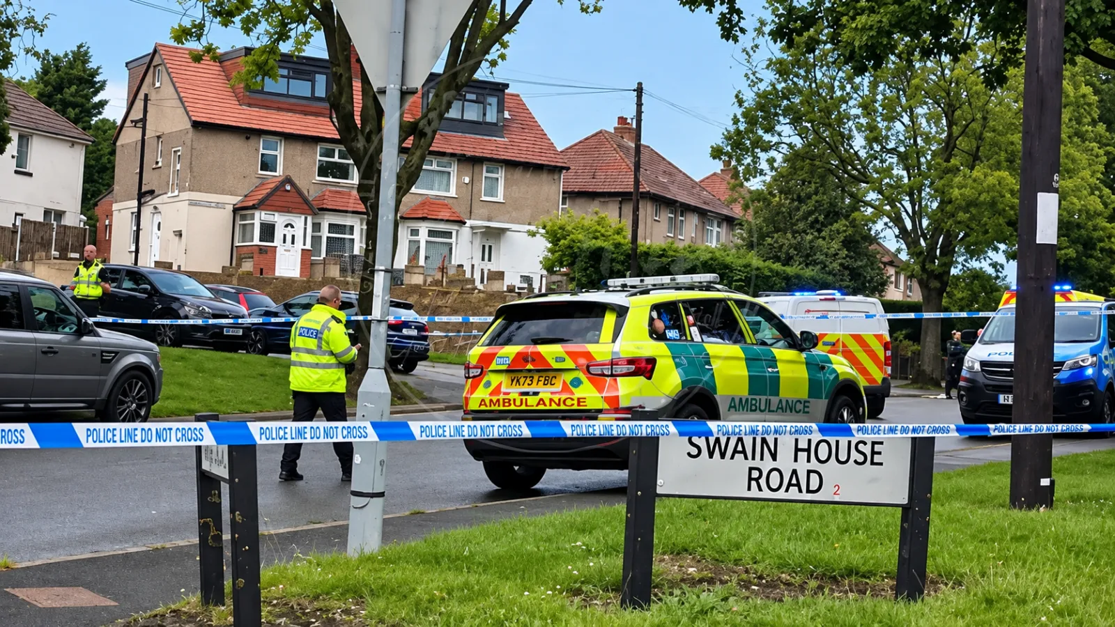 Police cordon off Bradford road as officers respond to incident