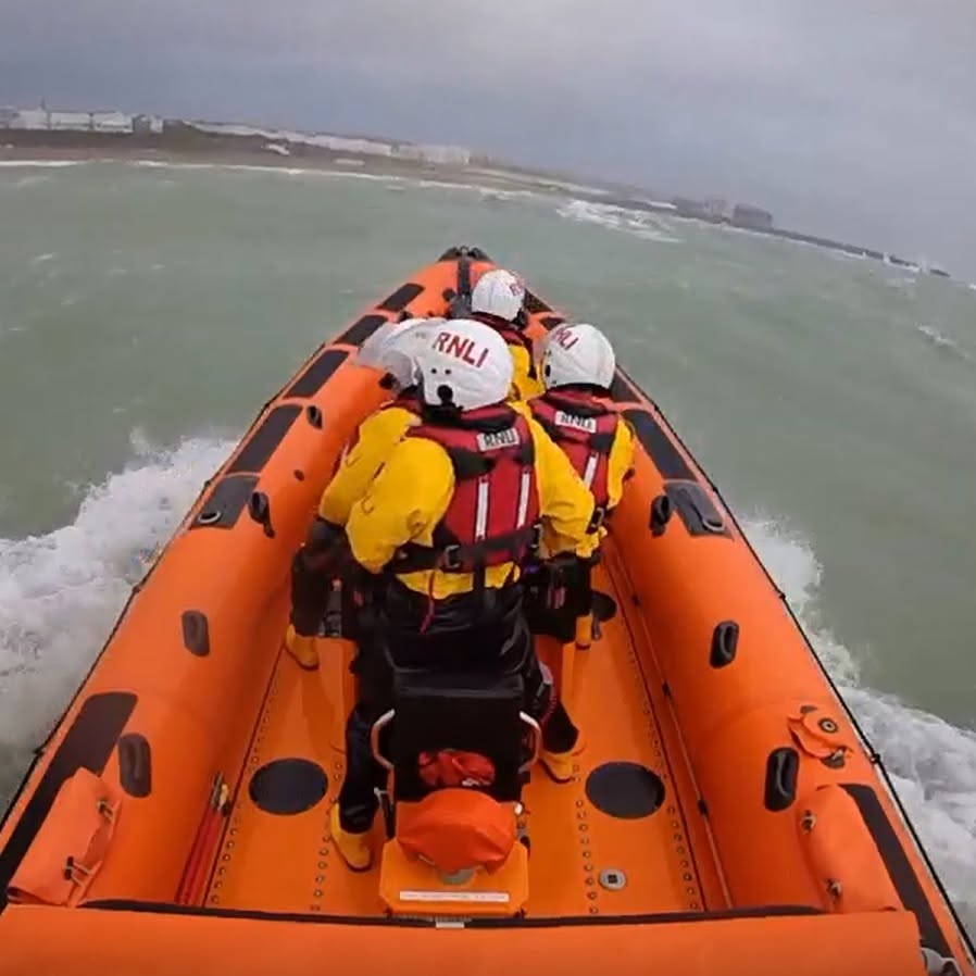 RNLI lifeboat launched after person spotted in water off Brighton coast