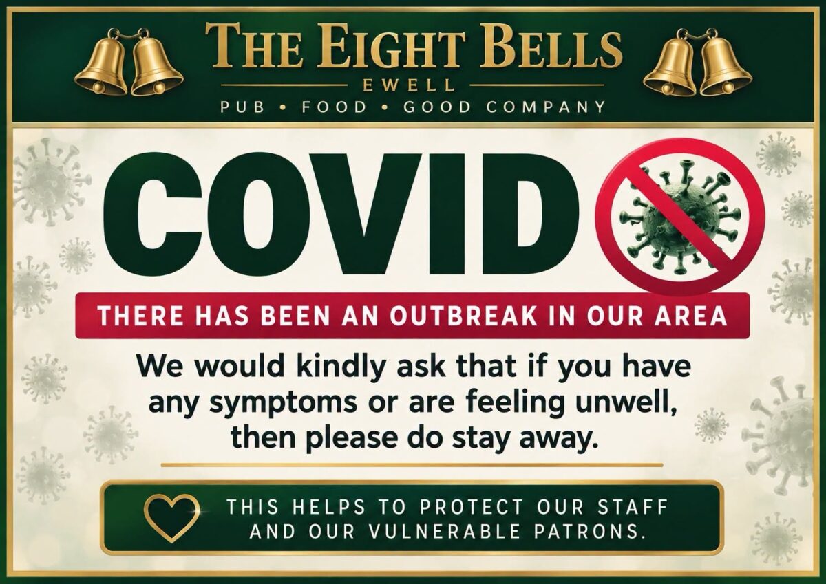 Ewell pub urges customers to stay away if unwell after positive Covid cases reported locally