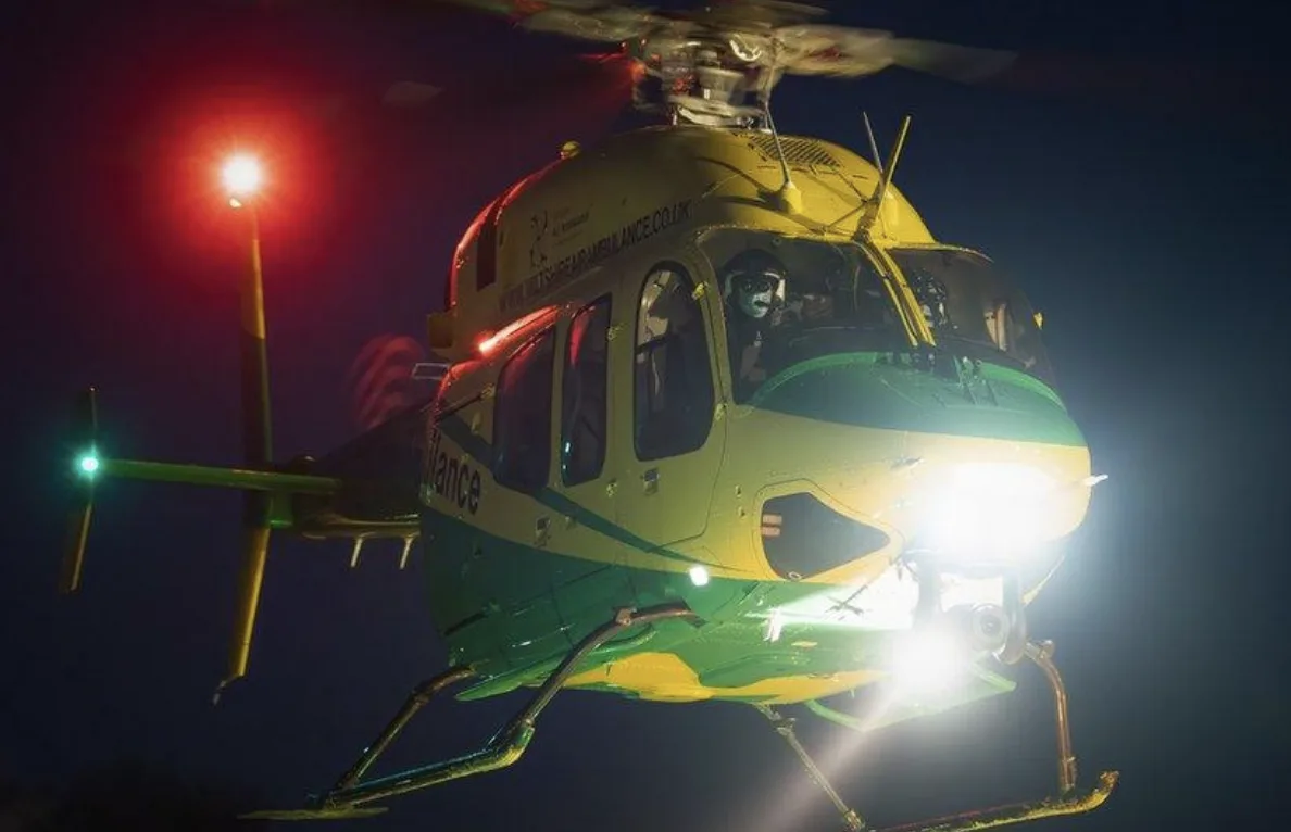 Man dies despite efforts of two air ambulance crews in Trowbridge