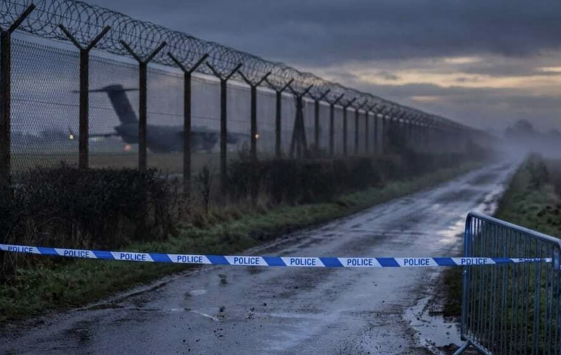Sixth man arrested in RAF Fairford terror investigation as unanswered 999 call claims emerge