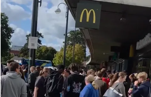 Unknown substance sprayed inside Crawley McDonald’s as police rule out ‘acid attack’ reports