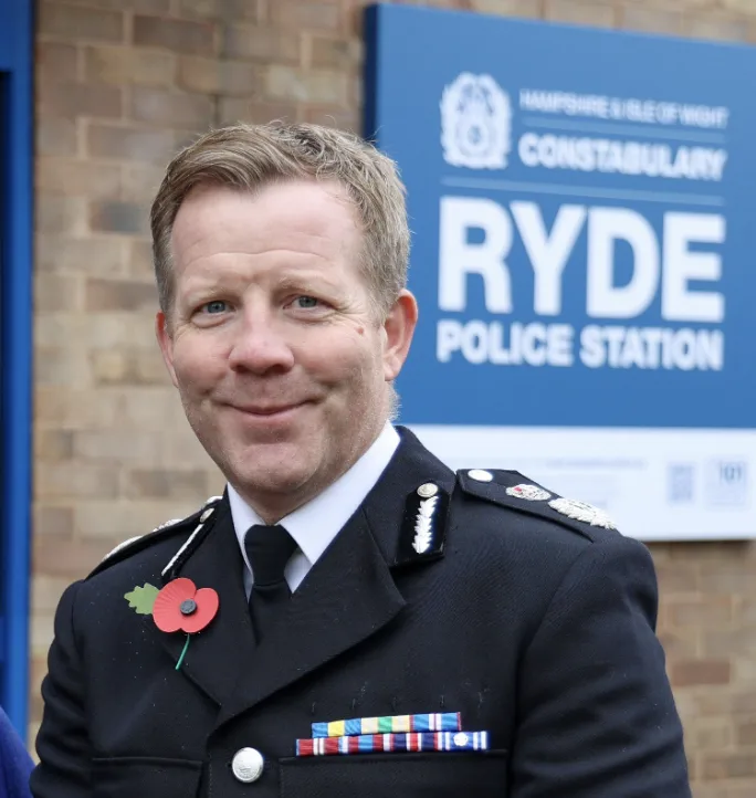 Former Hampshire police chief accused of sex while on duty as misconduct hearing begins