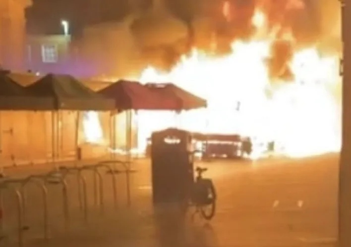 Police say no indication of criminal activity after Kingston market fire