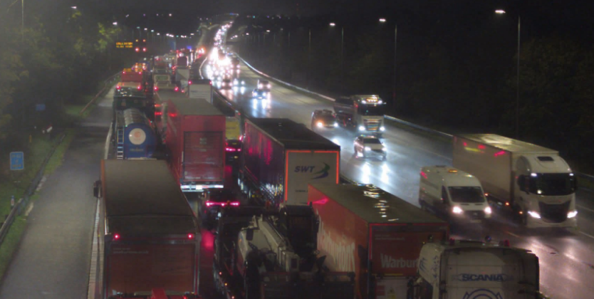 M62 eastbound closed after multi-vehicle crash leaves nine injured