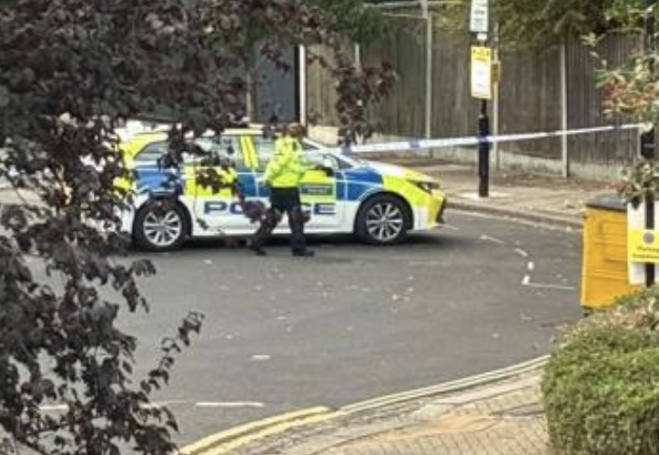 Police cordons in place after incident in Tottenham