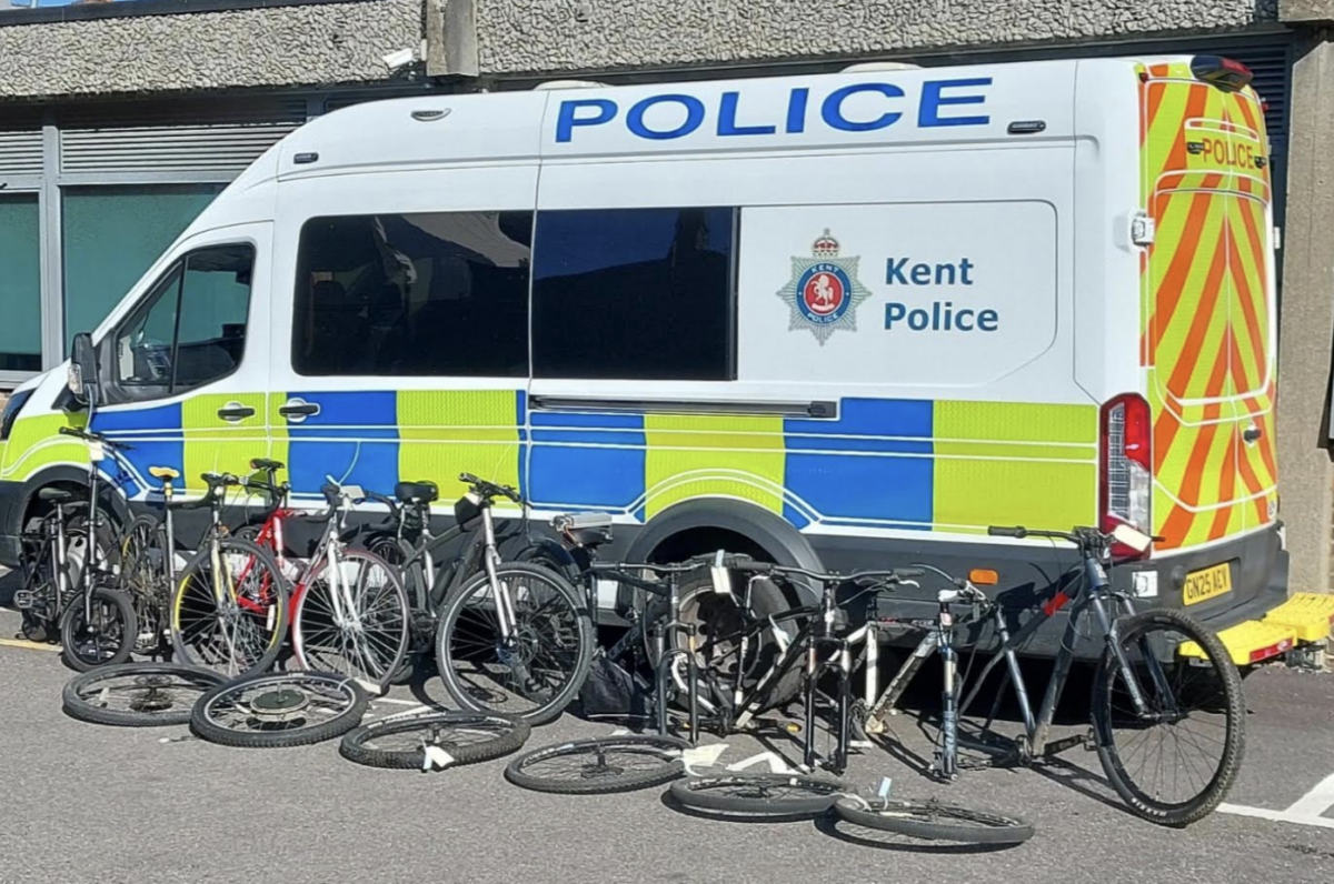 Eight suspected stolen bikes recovered after Ashford theft investigation