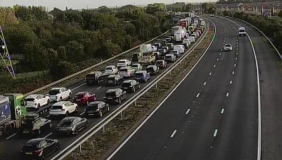 Man dies following two-vehicle collision on M5 in Somerset