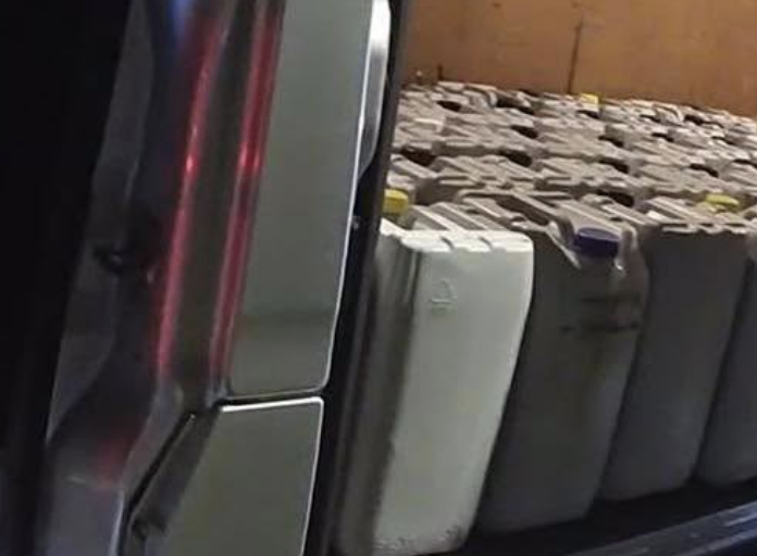 Two men arrested after fuel containers found in van near Catterick Garrison