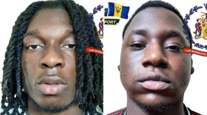 Two East London men charged after 47kg cocaine seizure in Barbados