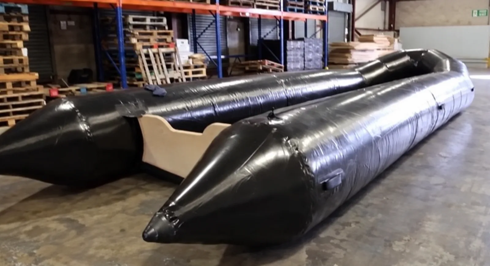 Twenty-five boats capable of carrying 1,700 people seized at East Midlands Airport