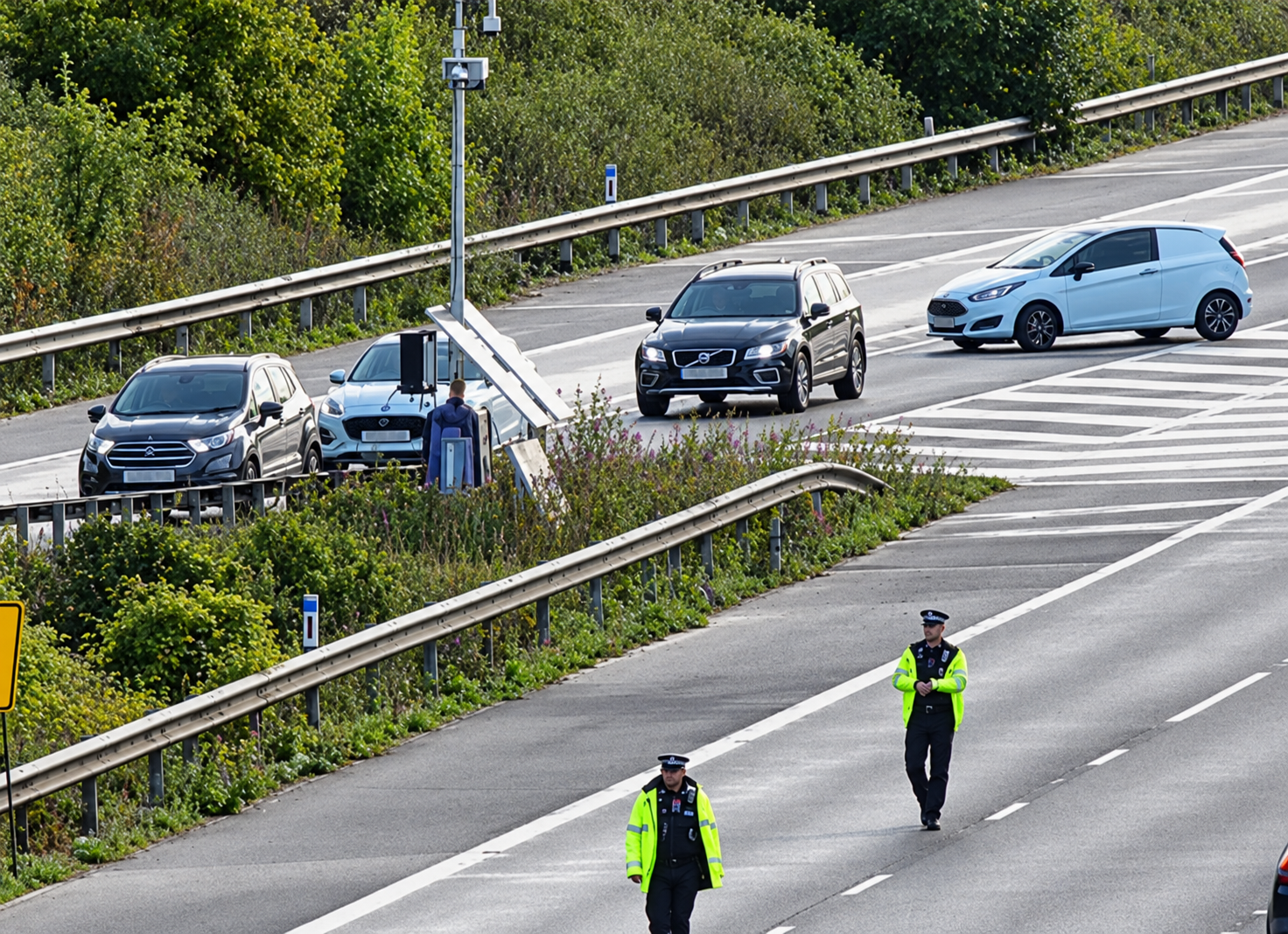 Man in his 60s dies after motorcycle crash on M27
