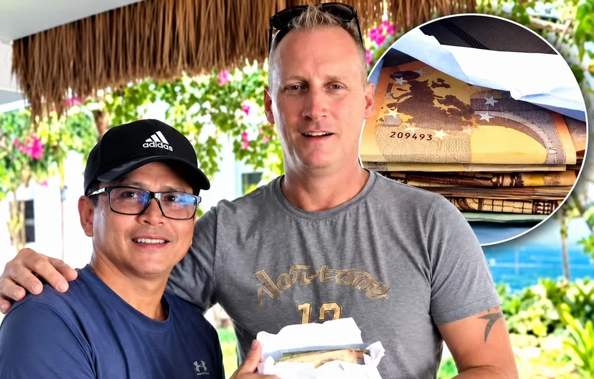 French tourist leaves £2 tip after Phuket hotel returns thousands in lost cash