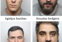 Four men have been jailed for a total of 54 years for the brutal assault and kidnap of two men in Newcastle-under-Lyme