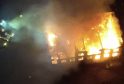 Firefighter Seriously Injured as Derelict Mill Collapses During Huge Blaze – UKNIP