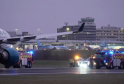 Aer Lingus Plane Surrounded by Fire Engines After Emergency Manchester Landing