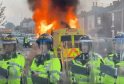 Britain’s Riot Carnage Deepens: Police Injured as People wanting to be heard Clash with Muslim Groups Amid Nationwide Unrest