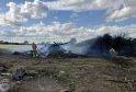 Burnham Bonfire Spreads to Field and Hedges After Being Left Unattended