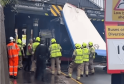 Bus Crashes Into Bridge in South Norwood — Roof Ripped Off, Emergency Response Underway