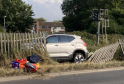 Car Crashes Through Fence Near Live Electric Railway Line on Isle of Sheppey