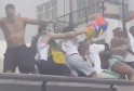 Chaos at Notting Hill Carnival: Group of Youths Smash Bus Shelter While Twerking