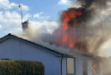 Fire Crews Battle Blaze in Durrington