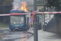 Hydrogen Bus Erupts in Flames in Crawley Town Centre