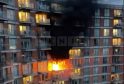 Fire Drama at Poplar Tower Block: 60 Firefighters Battle Blaze at New Providence Wharf