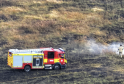 Firefighters Tackle Large Grass Fire at Spring Farm Park in Rainham