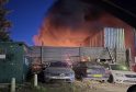 Firefighters Tackle Large Industrial Blaze in Gravesend