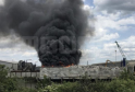 Firefighters Tackle Warehouse Blaze on River Road, Barking