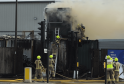 Four-Pump Fire Breaks Out in Steel Container at Barking Industrial Site