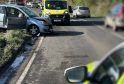 Three Vehicles Collision Near Steyning