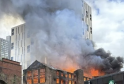 Large Fire Erupts at Derelict Hotspur Press in Manchester City Centre