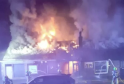 Late-Night Blaze Destroys Huddersfield Cafe and Shops