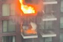 Major Fire Breaks Out in Aldgate Flat as 100 Firefighters Battle Blaze