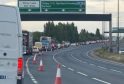 A13 Eastbound Closed at Rainham Due to Crash