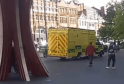 Man Sprayed With Suspected Pepper Spray in Street Clash