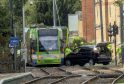 Minivan Collides With Tram in Kingston Road, Wimbledon – Emergency Services on Scene