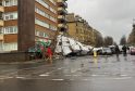 Scaffolding Crash Crushes Cars on Hove Seafront